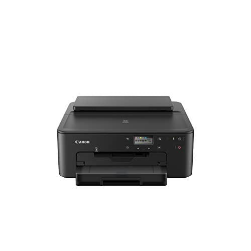 Canon PIXMA TS705a Drucker Tintenstrahl DIN A4 (WLAN, LAN, 5 separate Tinten, automatischer Duplexdruck, 2 Papierzuführungen, Papierkassette 250 Blatt, Apple AirPrint), schwarz, normal
