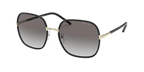 Prada Damen 0PR 67XS Sonnenbrille, Black/Grey Shaded, 55