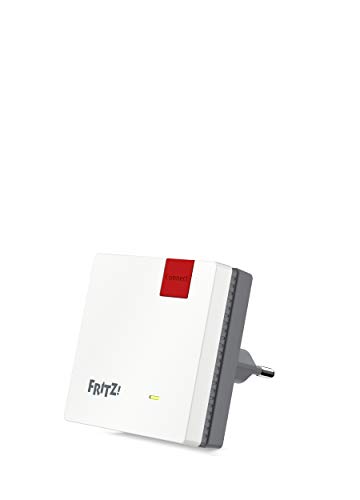 AVM FRITZ!WLAN Mesh Repeater 600 (WLAN N bis zu 600 MBit/s (2,4 GHz), WPS, kompakte Bauweise, deutschsprachige Version)