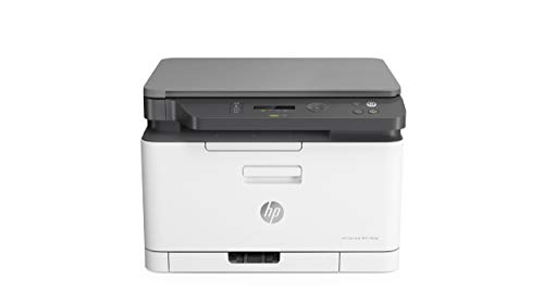HP Color Laser 178nwg Multifunktions-Farblaserdrucker (Drucker, Scanner, Kopierer, WLAN, Airprint), weiß-grau, 3-in-1