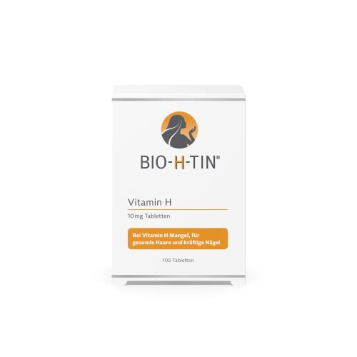 BIO-H-TIN Vitamin H 10 mg (Biotin) für gesunde Haare & Nägel, 100 Tabletten