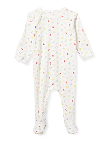 Petit Bateau Baby-Jungen A00A901 Nachthemd, Marshmallow/Multico, 1 Mois