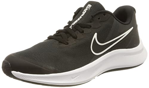 Nike Star Runner 3 Running Shoe, Black/Dark Smoke Grey-Dark Smoke Grey, 38 EU