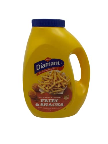 Diamant Pflanzliches Frittieröl für krosse Pommes Frites aus Holland 3 Liter Flasche