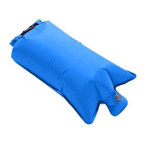 Tragbare Luftmatratze Schlafsack Ultraleicht Reisetasche Camping Wandern Luftmatratze Nylon Aufblasbare Tasche Faltbare Lufttasche-Saphirblau,Israel