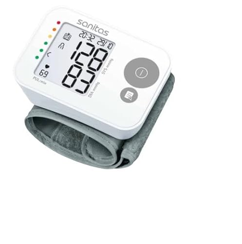 Sanitas SBC 22 Handgelenk-Blutdruckmessgerät (vollautomatische Blutdruck- und Pulsmessung, Warnfunktion bei möglichen Herzrhythmusstörungen)