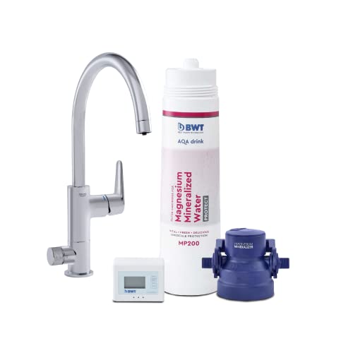 BWT Wasserfilter-Wasserhahn für Küche | AQA drink Pure URBAN | inkl. Filterkartusche mit 600l Kapazität | Küchenarmatur von GROHE