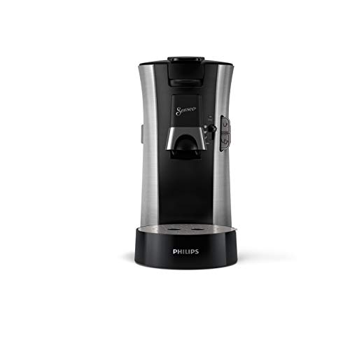 Philips CSA250/11 Kaffeepadmaschine Senseo Select Eco, Intensity Plus, Crema Plus, Memo-Funktion, gebürsteter Stahl