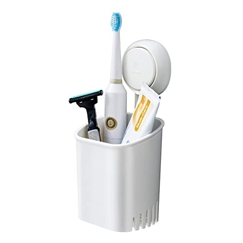 TAILI Saugnapf-Zahnbürstenhalter Kein Bohren erforderlich Wasserdichter, wandmontierter elektrischer Zahnbürstenhalter für Küchenutensilien, Toilettenartikel Geeignet für Duschräume, Bäder, Küchen