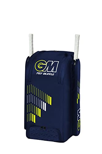 Gunn & Moore GM Cricket-Tasche mit Rollen, 707, Größe M, 85 l, Blau, Einheitsgröße