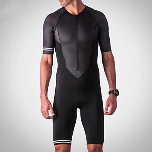 Herren Radtrikot Triathlon Anzug Body Jersey Skinsuit Fahrrad Splash Kleidung Speed Gestrickte Sets Overall Culotte (Color : 04, Size : 6XL)