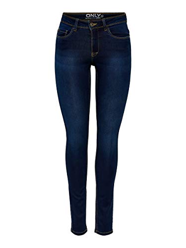ONLY Damen Jeans Ultimate King 15077791 Dark Blue Denim XL/32