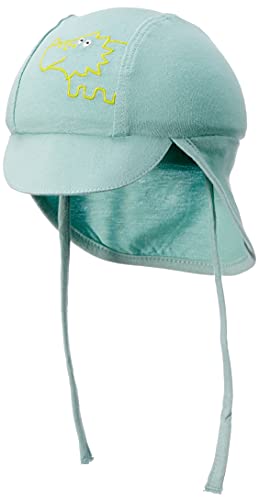Sigikid Baby-Jungen Mütze aus Bio-Baumwolle für Kinder Sonnenhut, Blau, 44 cm