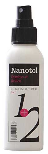 Brillenreiniger Spray und Display Reiniger mit Nanoversiegelung - spart 80% Reinigungszeit (125 ml)