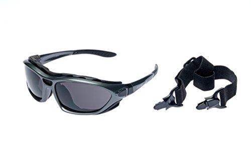 Alpland Schutzbrille, Bergbrille Gletscherbrille Skibrille mit höchstem Sonnenschutz, Cat 4
