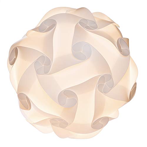 EAZY CASE Puzzle Lampe 30-Teilig, DIY Lampe I Lampenschirm in über 15 Designs, als Deckenlampe oder Stehlampe geeignet, Größe M