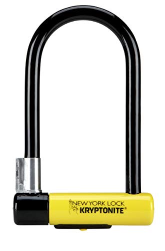 Kryptonite New York Lock Standard (10x20cm) Fahrradschloss, Yellow, 10 x 20 cm