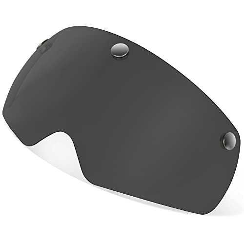 EASTINEAR Fahrradhelm Magnetbrillen Visier, Abnehmbares Brille Zubehör für Zyklushelm nur (Schwarz)