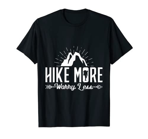 Hike more worry less Wandern Kinder Allgäu T-Shirt