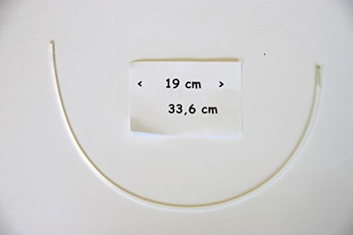 Telliswelt BH Bügel Ersatzbügel für Verschiedene Größen Metall ummantelt nickelfrei, Größe Bügel:11