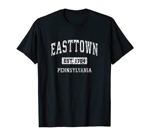 Easttown Pennsylvania PA Vintage Sports etabliertes Design T-Shirt