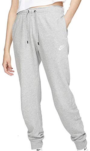 Nike Damen Sportswear Essential Jogginghose, Dark Grey Heather/White, XS