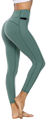 Persit Sporthose Damen, Sport Leggins für Damen Yoga Leggings Yogahose Sportleggins Minttürkis-Size 40 (Herstellergröße: M)