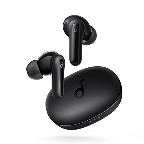 Soundcore by Anker Life P2 Mini Bluetooth Kopfhörer, In Ear Kopfhörer mit 10mm Audiotreiber, intensiver Bass, EQ, Bluetooth 5.2, 32 Std Akku, Aufladen mit USB-C, minimalistisches Design(Nachtschwarz)