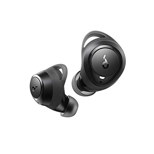 Soundcore Life A1 In Ear Bluetooth Sport Kopfhörer, Wireless Earbuds mit Individuellem Sound, 35H Wiedergabe, Kabelloses Aufladen, USB-C Charging, IPX7 Wasserschutz, Tastensteuerung