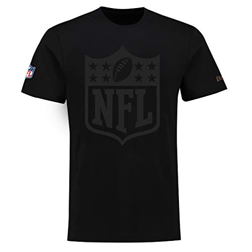 New Era NFL Logo Black NFL Tonal Logo Tee T-Shirt - L