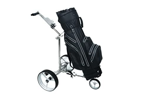 COMBI DEAL > GT-FR + wasserdichte golf bag - Elektrischer Golftrolley aus Edelstahl (Faltbar) mit Fernbedienung einschließlich Zubehör(10x) 2 Jahre