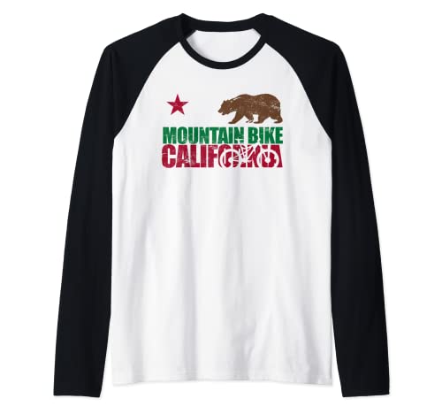 Mountainbike California Shirt - MTB California T-Shirt Raglan