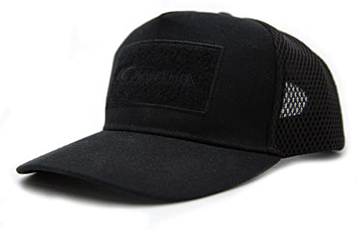 Carinthia Tactical Base-Cap mit Snapback Verschluss für eine Flexible Größenregelung, Baseball-Kappe Herren Mütze mit Patch-Fläche (Black)
