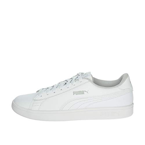 PUMA Unisex Kinder Puma Smash V2 L Jr Sneaker, Weiß Puma White Puma White, 37 EU