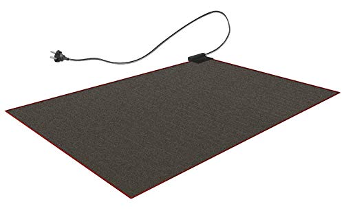 Beheizbare Teppich-Unterlage 140x200cm|Unter Teppich Heizung Heizteppich Fußmatte Wärmeteppich 25°C warm|Under carpet heater|
