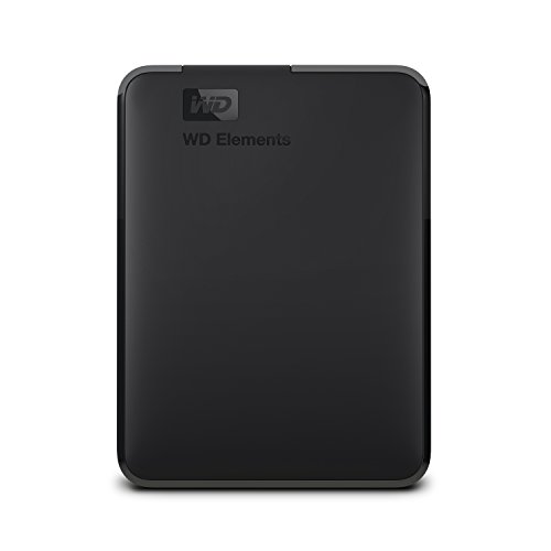 WD Elements™ Portable externe Festplatte 5 TB (USB 3.0-Schnittstelle, Plug-and-Play, kompakt und leicht) schwarz