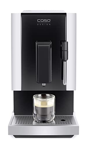 CASO Café Crema One - Design Kaffeevollautomat, innovatives Heizsystem, extra leises Edelstahl-Kegelmahlwerk, für Espresso, Cappuccino, Latte Macchiato, u.v.m