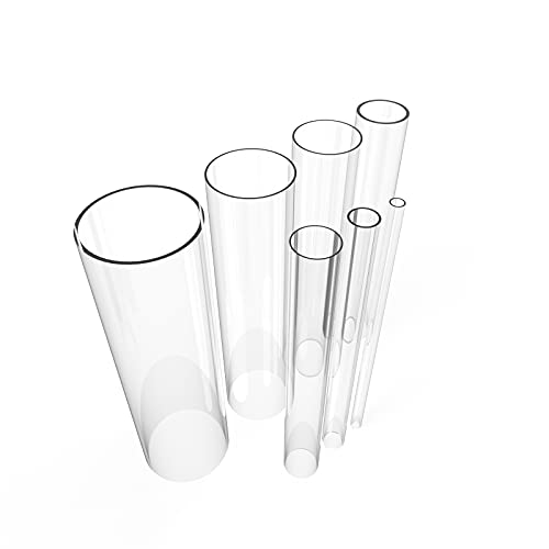 nattmann PLEXIGLAS® Rohr Acrylglas Rohr Glasrohr 500 mm (15mm/13mm (außen/innen))