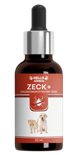NEU: HelloAnimal® Anti ZECKEN Liquid für Hunde und Katzen mit Sofortwirkung – DAS Ergänzungsfuttermittel für Ihr Tier + eine natürliche Behandlung für Ihr Haustier – Schutz Hochwirksam