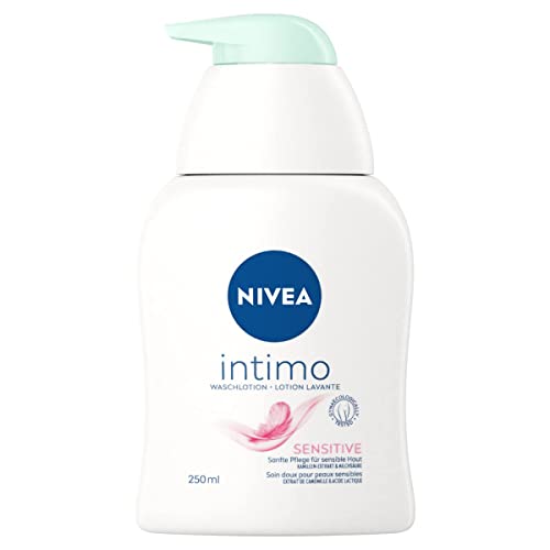 NIVEA 1er Pack Waschlotion für den Intimbereich, 1 x 250 ml Spender, Intimo Sensitive