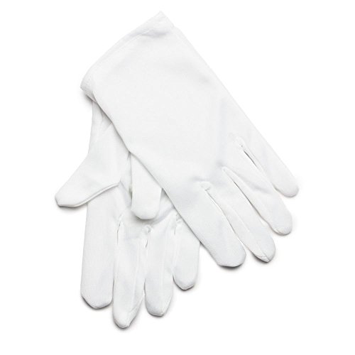 Rubie's Official Kinderhandschuhe, Baumwolle, Weiß, Einheitsgröße