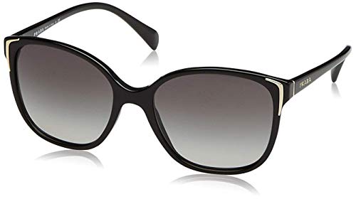 Prada Damen 0Pr01Os 1Ab3M1 55 Sonnenbrille, Schwarz (Black/Grey Gradient)