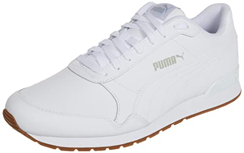 Puma Unisex St Runner V2 Full L Sneaker, Puma White Gray Violet, 44 EU