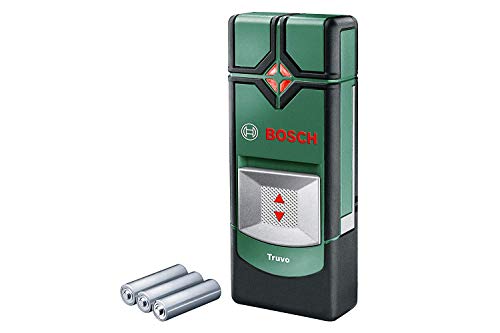 Bosch Ortungsgerät Truvo (Ein-Knopf-Bedienung für einfache Nutzung, Strom & Metall Leitungssucher)