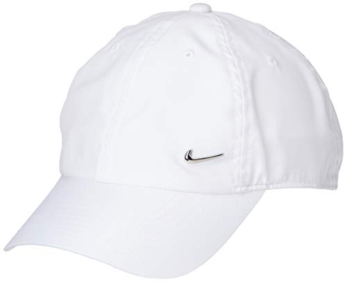 Nike U H86 CAP NK METAL SWOOSH Baseball Kappe, weiß, One Size