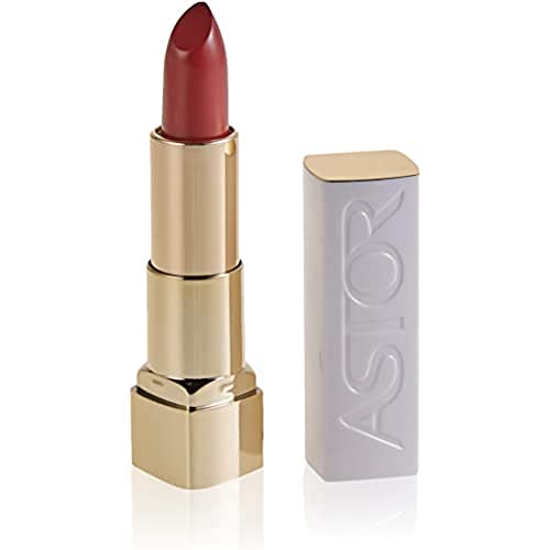 Astor Soft Sensation Color & Care Lipstick feuchtigskeitsspendend und langanhaltend, Farbe 507 Sienna Scarlett (rot), 1er Pack (1 x 4 g)