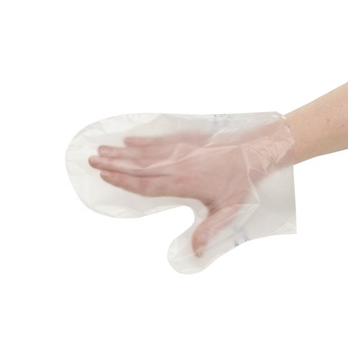 Papstar PE Fäustling Handschuhe ''Clean Hands'' (100 Stück)