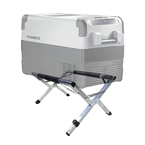 DOMETIC Kühlbox-Ständer - für Ihre Outdoor Camping-Küche: ✓sicher ✓hygienisch ✓rückenschonend - stabiler Kühlschrank-Ständer bis 80 kg Tragfähigkeit, variable Höhen-Einstellung