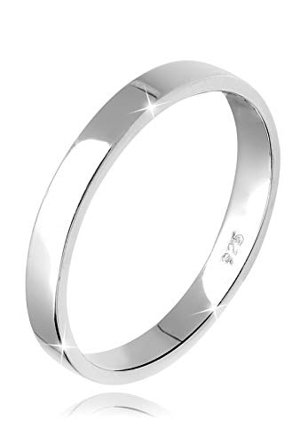 Elli Ring Damen Verlobung Schlicht Elegant in 925 Sterling Silber