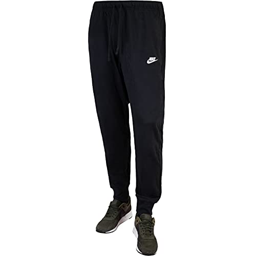 Nike Club Jersey Sweatpants Jogginghosen (M, Black)